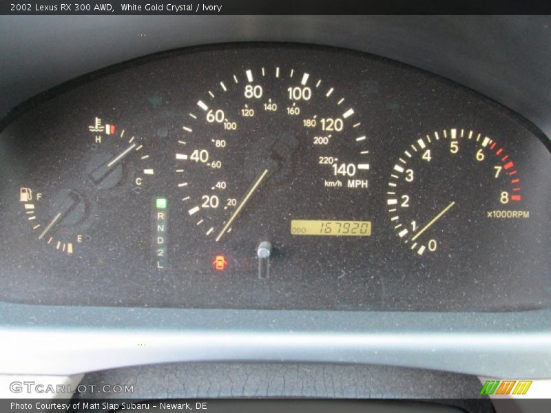 White Gold Crystal / Ivory 2002 Lexus RX 300 AWD