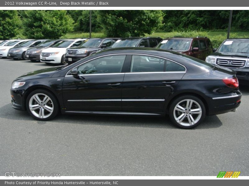 Deep Black Metallic / Black 2012 Volkswagen CC R-Line