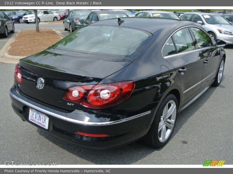 Deep Black Metallic / Black 2012 Volkswagen CC R-Line