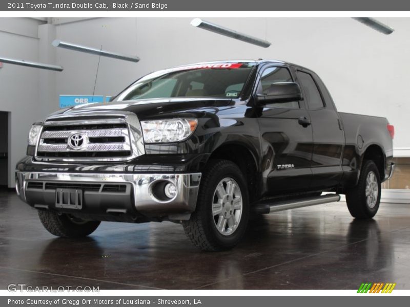 Black / Sand Beige 2011 Toyota Tundra Double Cab