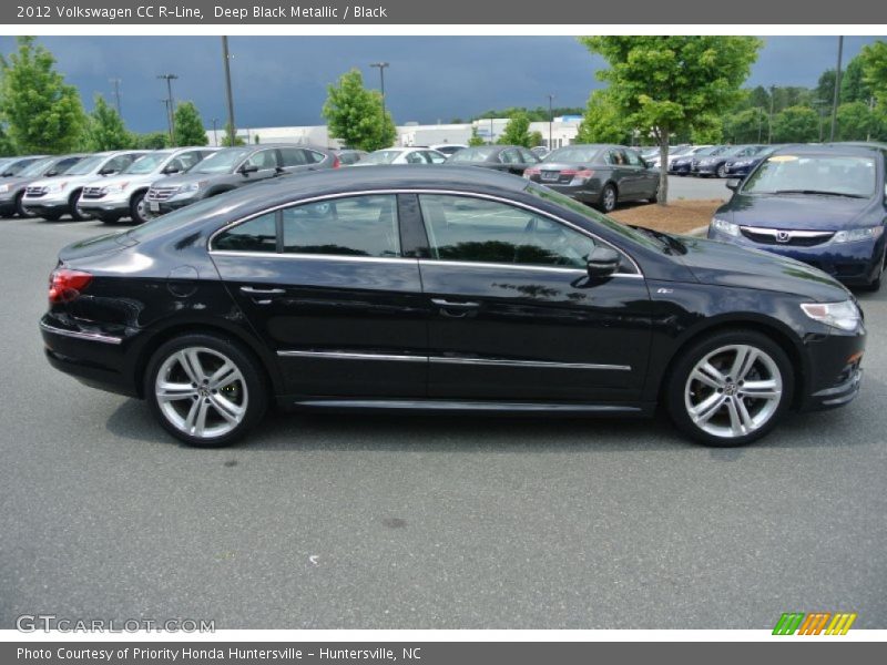Deep Black Metallic / Black 2012 Volkswagen CC R-Line