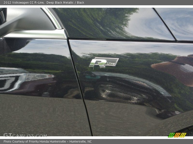Deep Black Metallic / Black 2012 Volkswagen CC R-Line