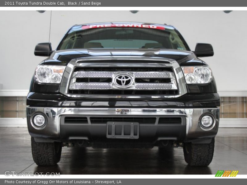 Black / Sand Beige 2011 Toyota Tundra Double Cab