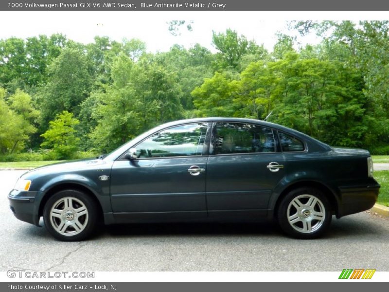  2000 Passat GLX V6 AWD Sedan Blue Anthracite Metallic