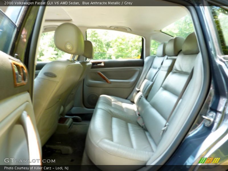 Blue Anthracite Metallic / Grey 2000 Volkswagen Passat GLX V6 AWD Sedan