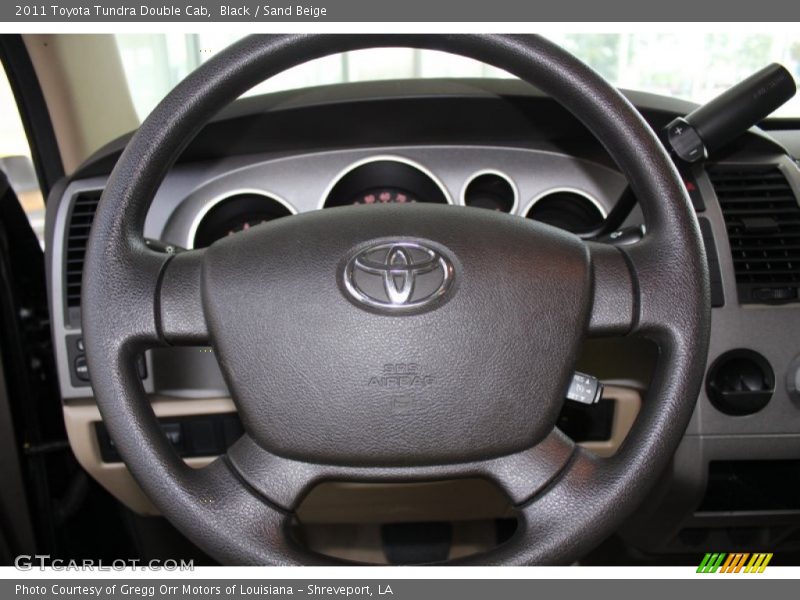 Black / Sand Beige 2011 Toyota Tundra Double Cab
