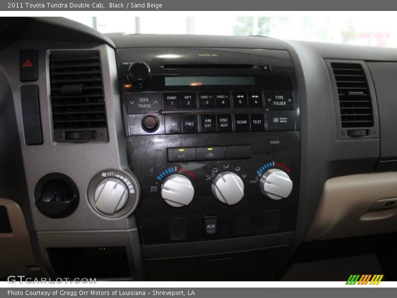 Black / Sand Beige 2011 Toyota Tundra Double Cab