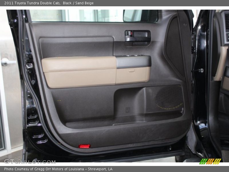 Black / Sand Beige 2011 Toyota Tundra Double Cab