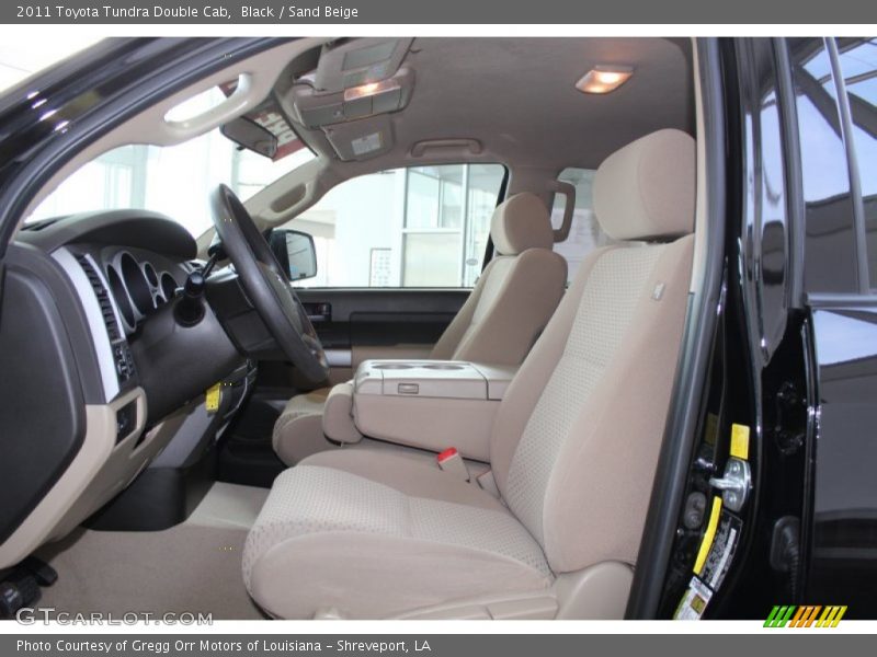 Black / Sand Beige 2011 Toyota Tundra Double Cab