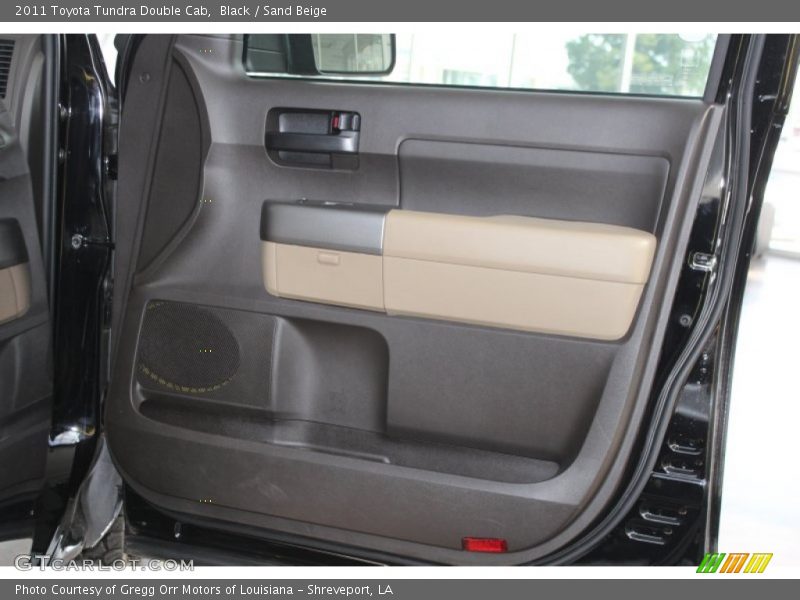 Black / Sand Beige 2011 Toyota Tundra Double Cab