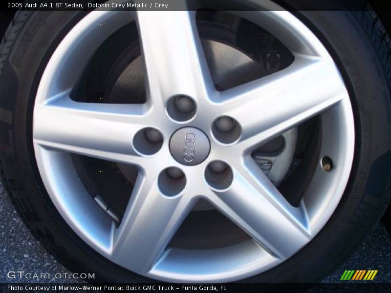 Dolphin Grey Metallic / Grey 2005 Audi A4 1.8T Sedan