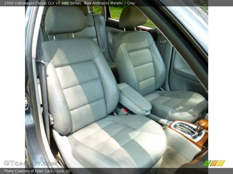 Blue Anthracite Metallic / Grey 2000 Volkswagen Passat GLX V6 AWD Sedan