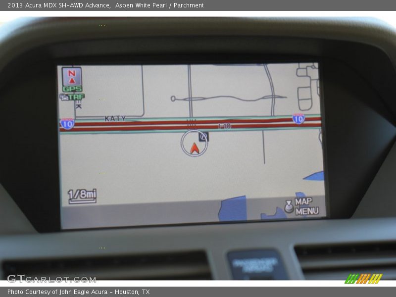 Aspen White Pearl / Parchment 2013 Acura MDX SH-AWD Advance