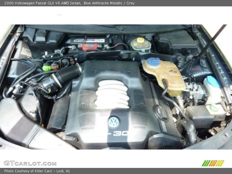 Blue Anthracite Metallic / Grey 2000 Volkswagen Passat GLX V6 AWD Sedan