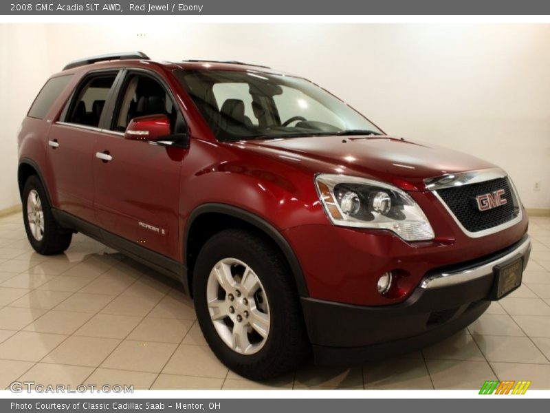 Red Jewel / Ebony 2008 GMC Acadia SLT AWD