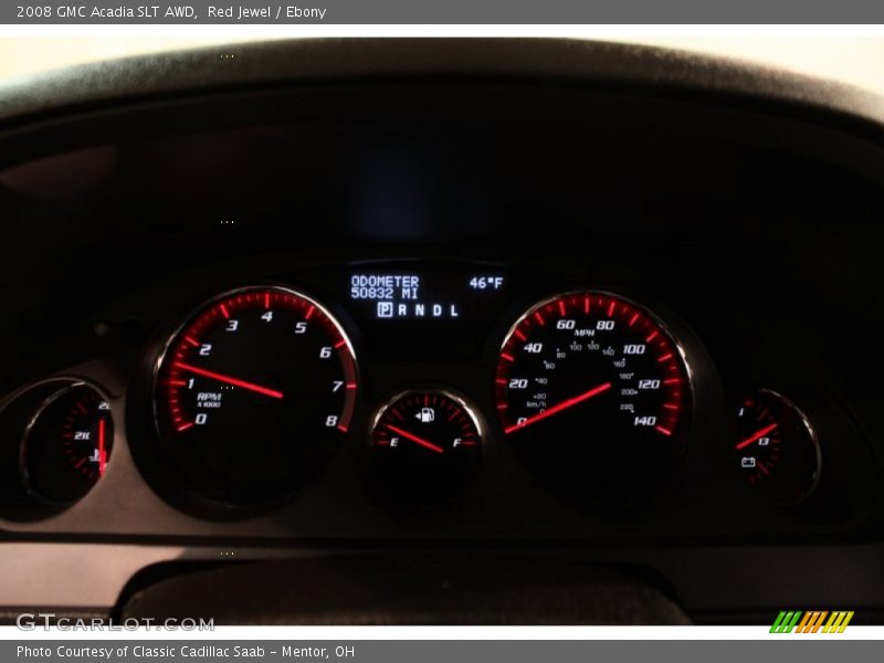 Red Jewel / Ebony 2008 GMC Acadia SLT AWD
