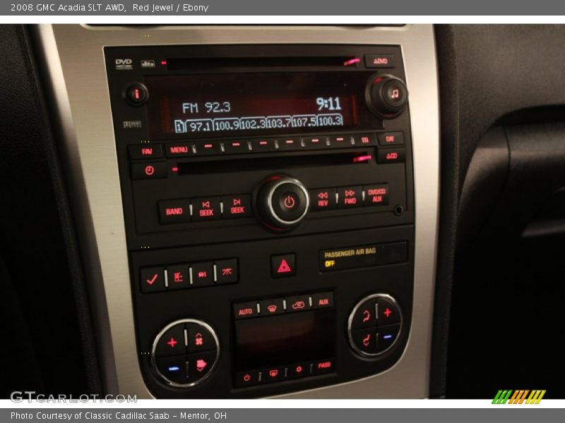 Red Jewel / Ebony 2008 GMC Acadia SLT AWD