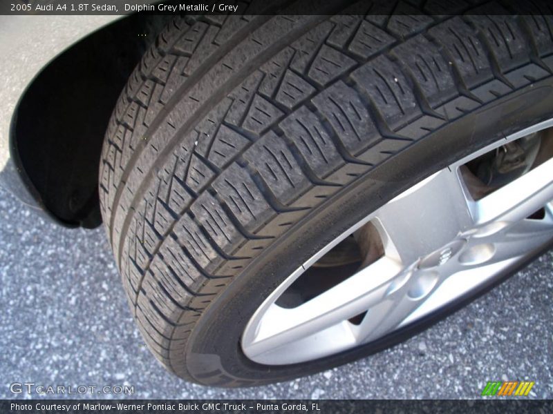 Dolphin Grey Metallic / Grey 2005 Audi A4 1.8T Sedan