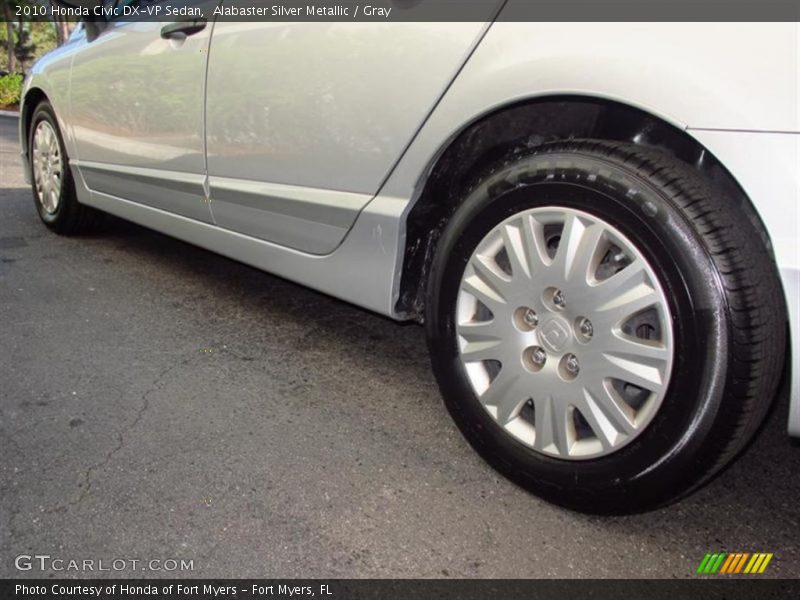 Alabaster Silver Metallic / Gray 2010 Honda Civic DX-VP Sedan