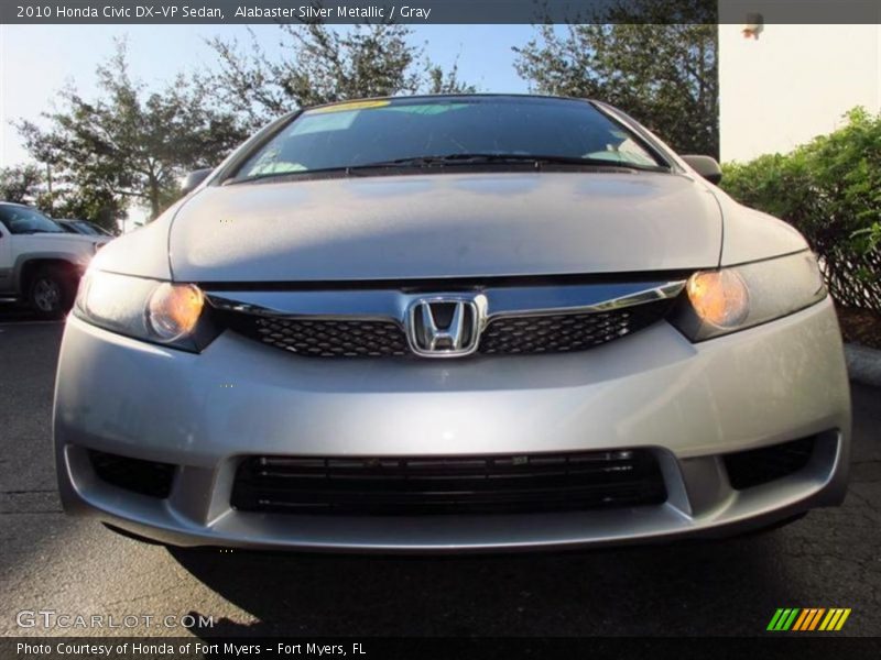 Alabaster Silver Metallic / Gray 2010 Honda Civic DX-VP Sedan