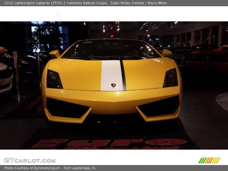 Giallo Midas (Yellow) / Black/White 2010 Lamborghini Gallardo LP550-2 Valentino Balboni Coupe