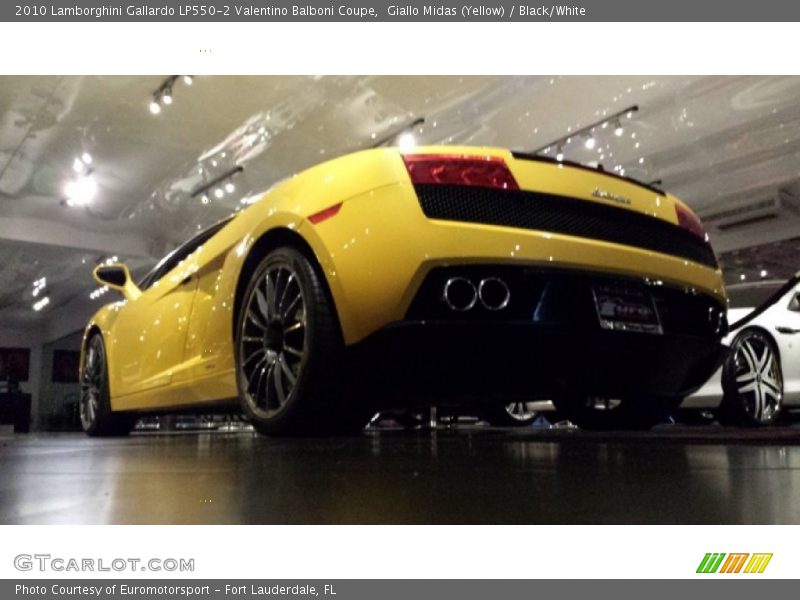 Giallo Midas (Yellow) / Black/White 2010 Lamborghini Gallardo LP550-2 Valentino Balboni Coupe