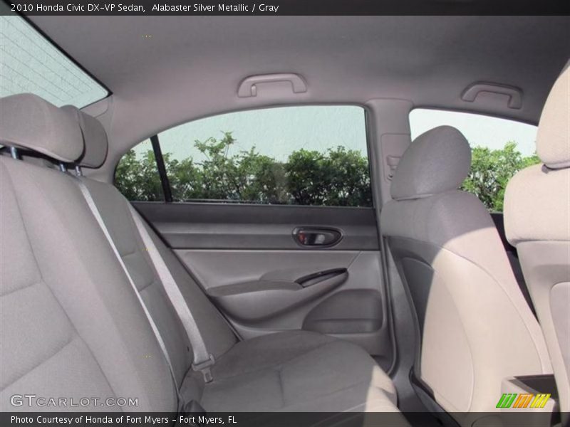 Alabaster Silver Metallic / Gray 2010 Honda Civic DX-VP Sedan