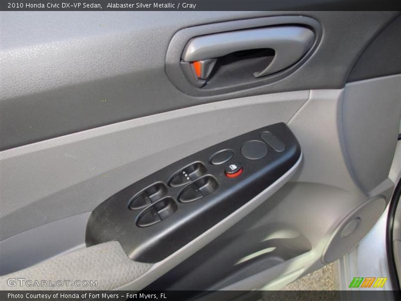 Alabaster Silver Metallic / Gray 2010 Honda Civic DX-VP Sedan