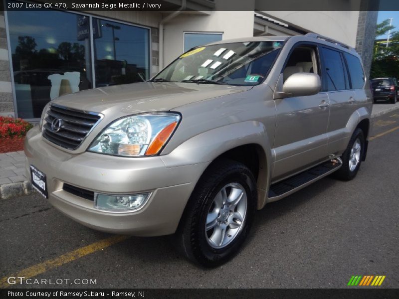 Savannah Beige Metallic / Ivory 2007 Lexus GX 470