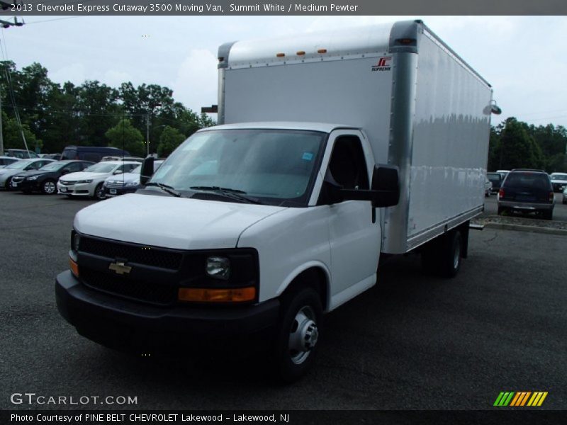 Summit White / Medium Pewter 2013 Chevrolet Express Cutaway 3500 Moving Van