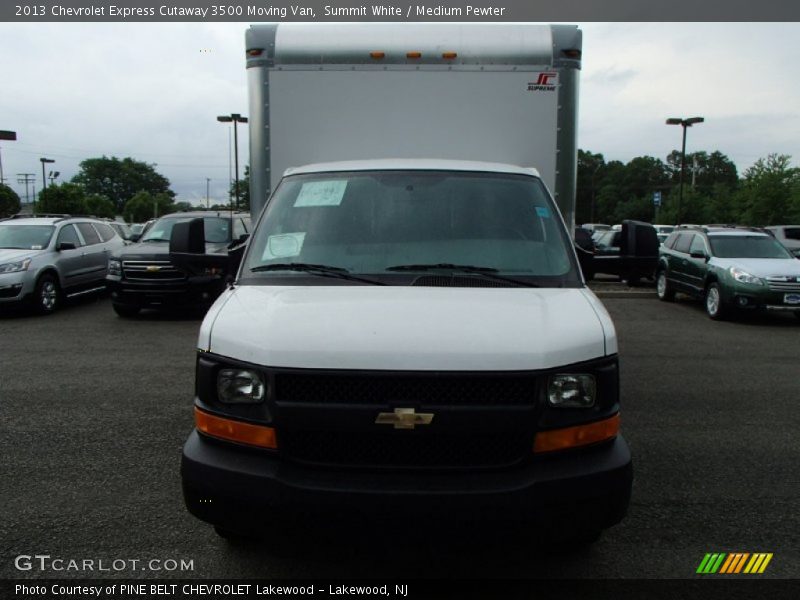 Summit White / Medium Pewter 2013 Chevrolet Express Cutaway 3500 Moving Van