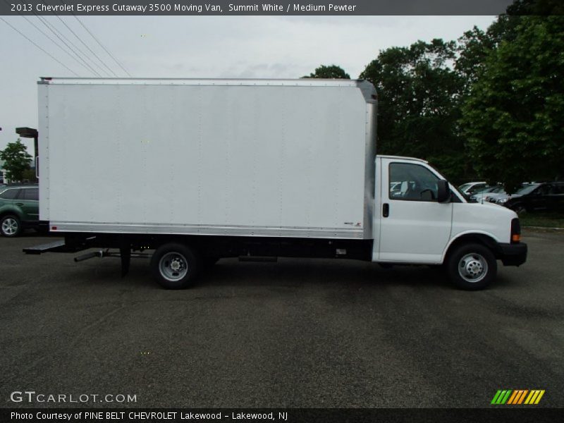  2013 Express Cutaway 3500 Moving Van Summit White