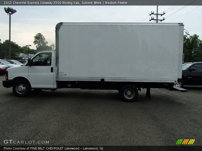 Summit White / Medium Pewter 2013 Chevrolet Express Cutaway 3500 Moving Van