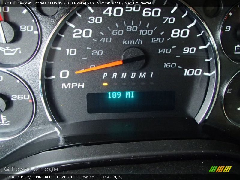 Summit White / Medium Pewter 2013 Chevrolet Express Cutaway 3500 Moving Van