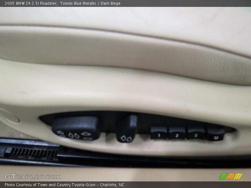Toledo Blue Metallic / Dark Beige 2005 BMW Z4 2.5i Roadster