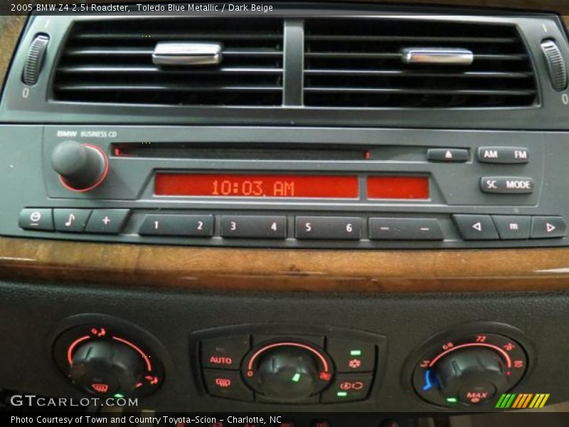Controls of 2005 Z4 2.5i Roadster
