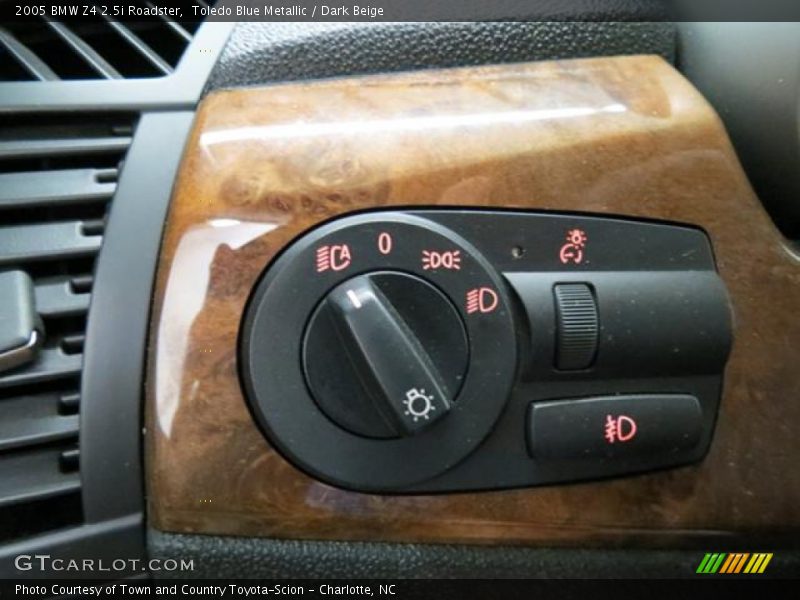 Controls of 2005 Z4 2.5i Roadster