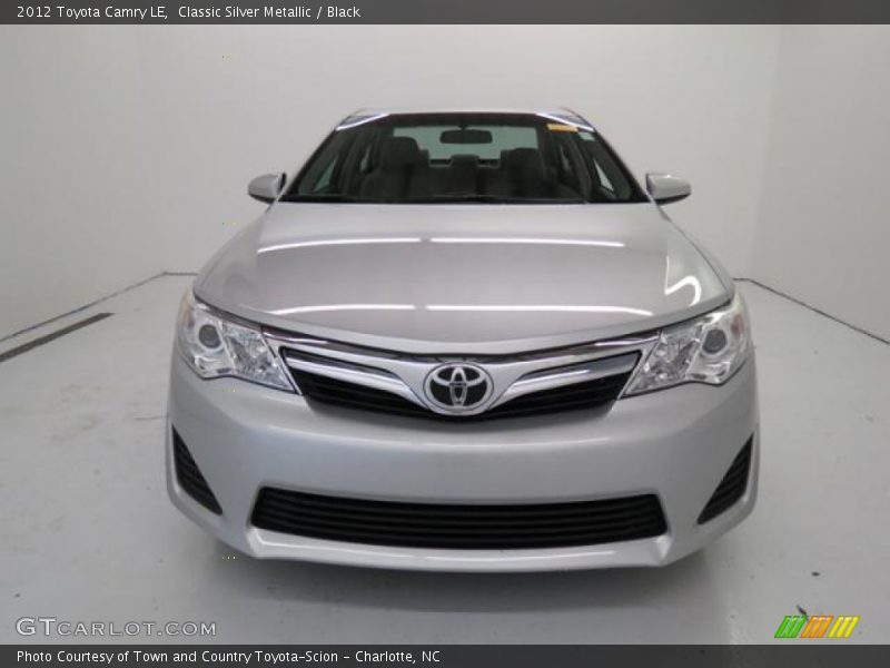 Classic Silver Metallic / Black 2012 Toyota Camry LE