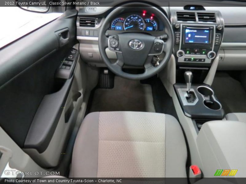 Classic Silver Metallic / Black 2012 Toyota Camry LE