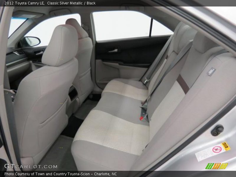 Classic Silver Metallic / Black 2012 Toyota Camry LE