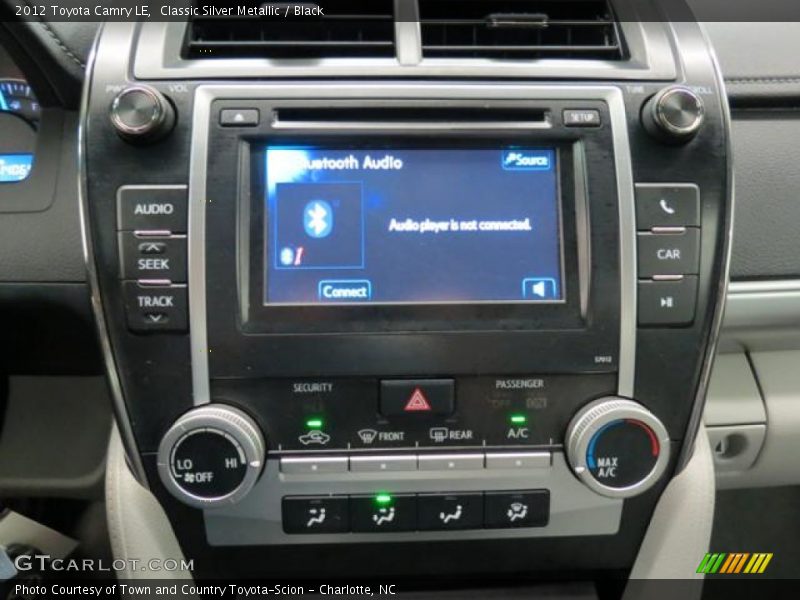 Classic Silver Metallic / Black 2012 Toyota Camry LE