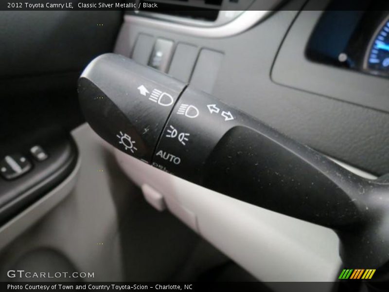 Classic Silver Metallic / Black 2012 Toyota Camry LE