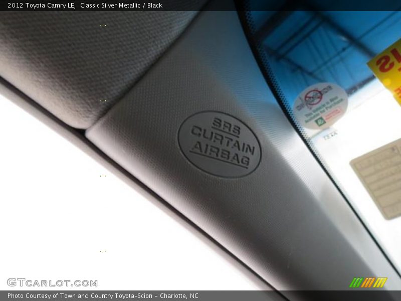 Classic Silver Metallic / Black 2012 Toyota Camry LE