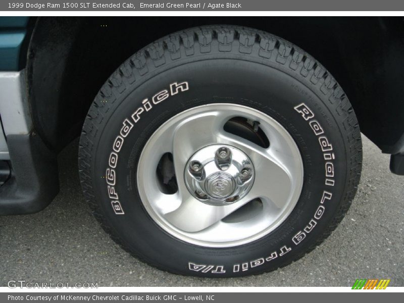 Emerald Green Pearl / Agate Black 1999 Dodge Ram 1500 SLT Extended Cab