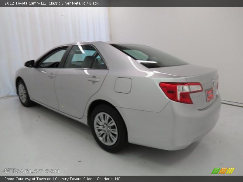 Classic Silver Metallic / Black 2012 Toyota Camry LE