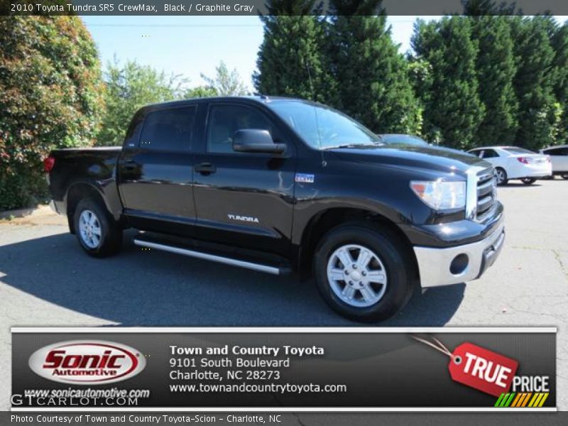 Black / Graphite Gray 2010 Toyota Tundra SR5 CrewMax