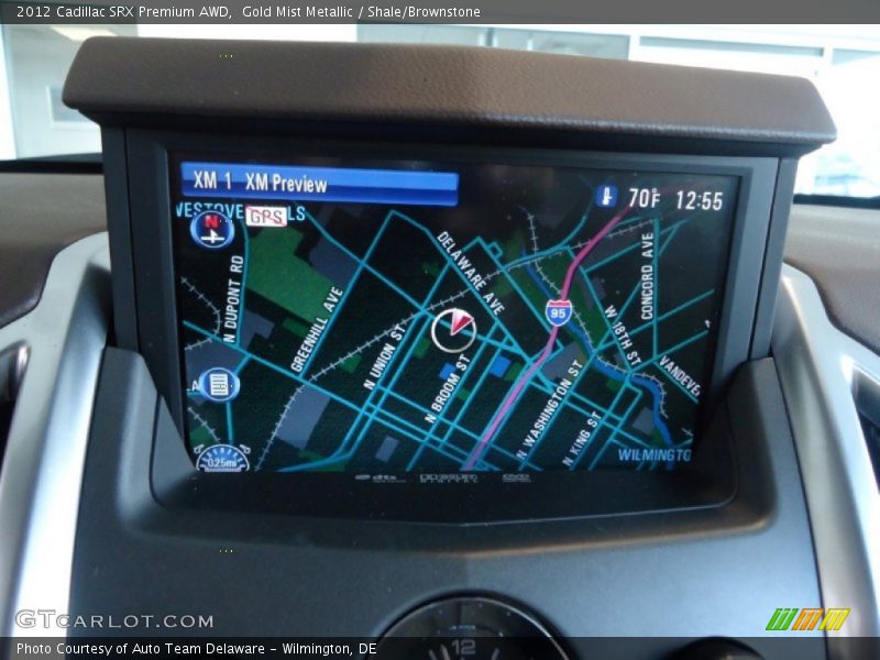 Navigation of 2012 SRX Premium AWD