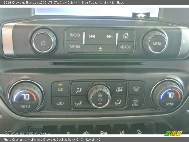 Controls of 2014 Silverado 1500 LTZ Z71 Crew Cab 4x4