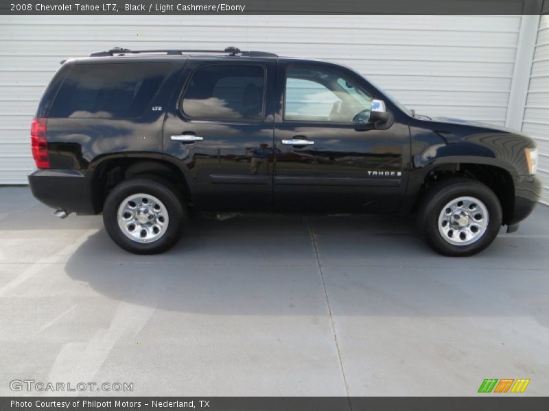 Black / Light Cashmere/Ebony 2008 Chevrolet Tahoe LTZ