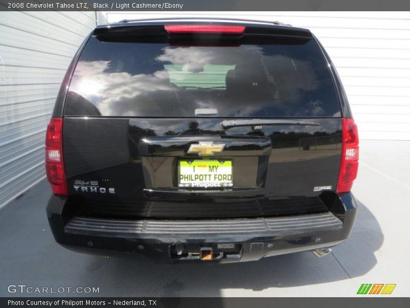 Black / Light Cashmere/Ebony 2008 Chevrolet Tahoe LTZ
